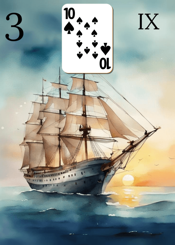 Carte Lenormand 03 Le Navire