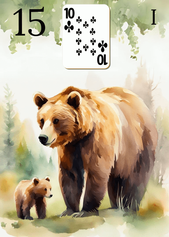 Carte Lenormand 15 L’Ours