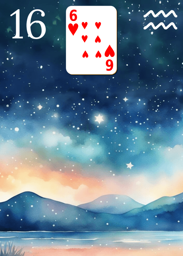Carte Lenormand 16 Les Étoiles
