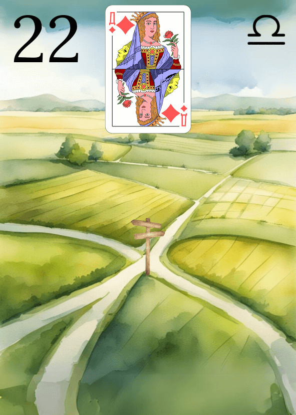 Carte Lenormand 22 Les Chemins