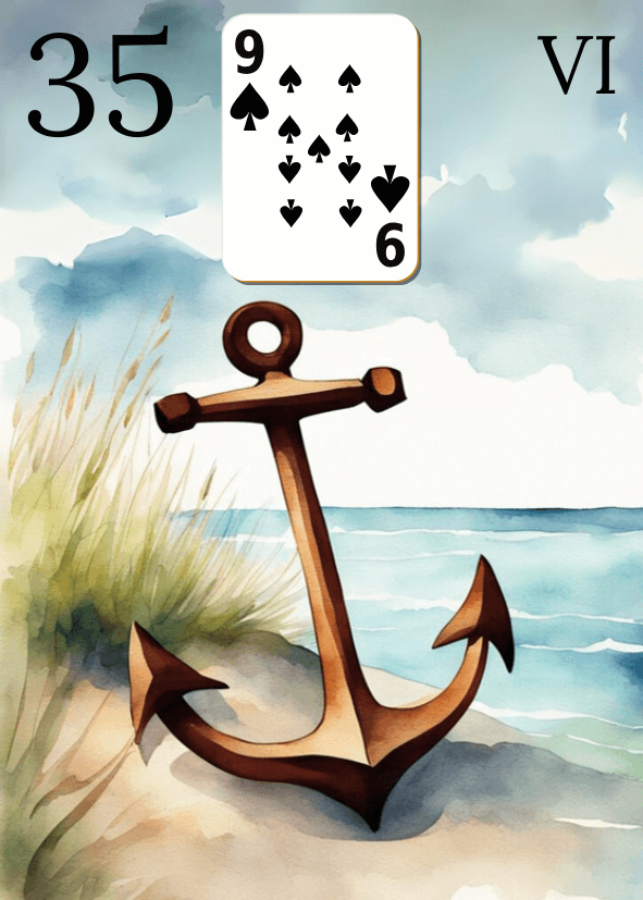 Carte Lenormand 35 L’Ancre