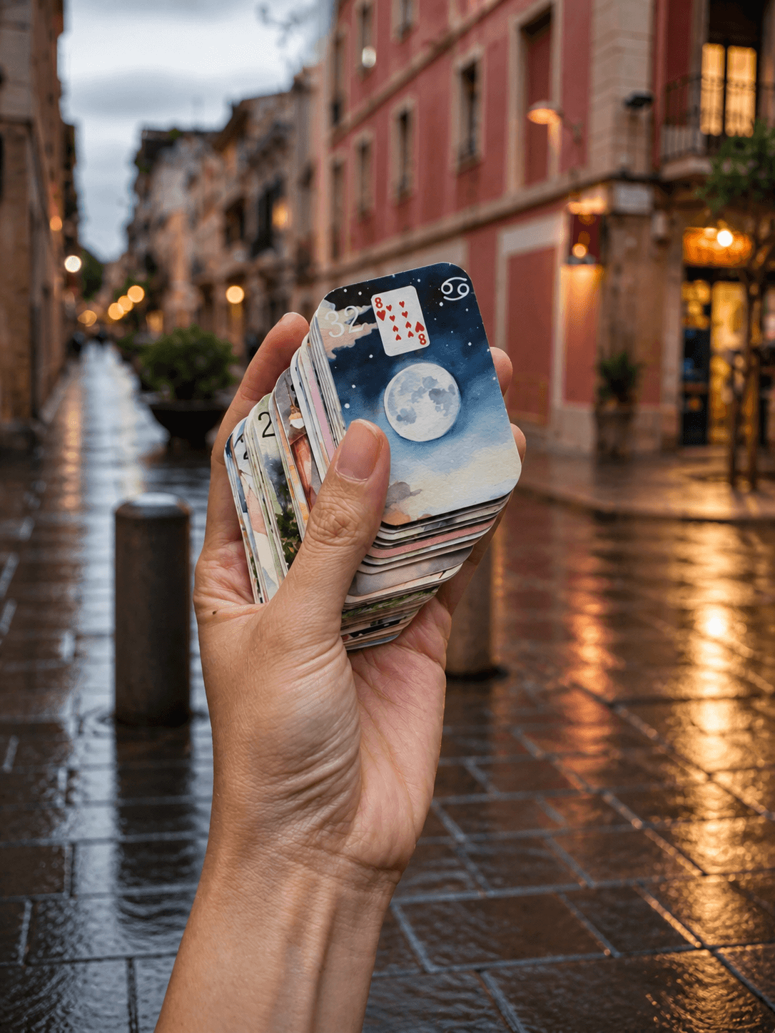 Mazo Petit Lenormand en la mano
